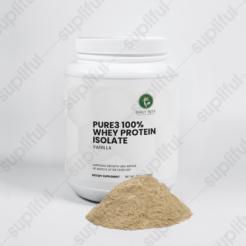 Pure3 100% Whey Protein Isolate (Vanilla)